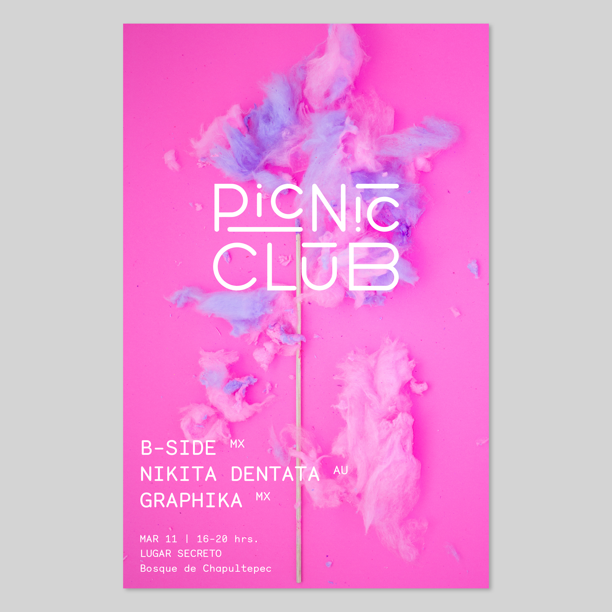 Identidad para Picnic Club 2017